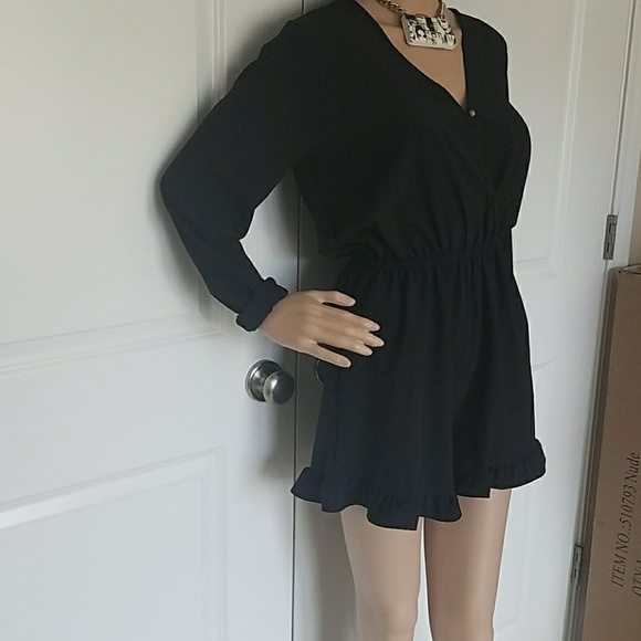 Summer Time Sexy!! One Piece black Shorts 'Romper' "CocoLove - Picture 5 of 5