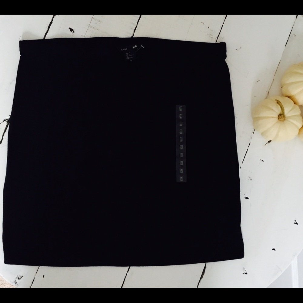 H&M Black Casual Skirt