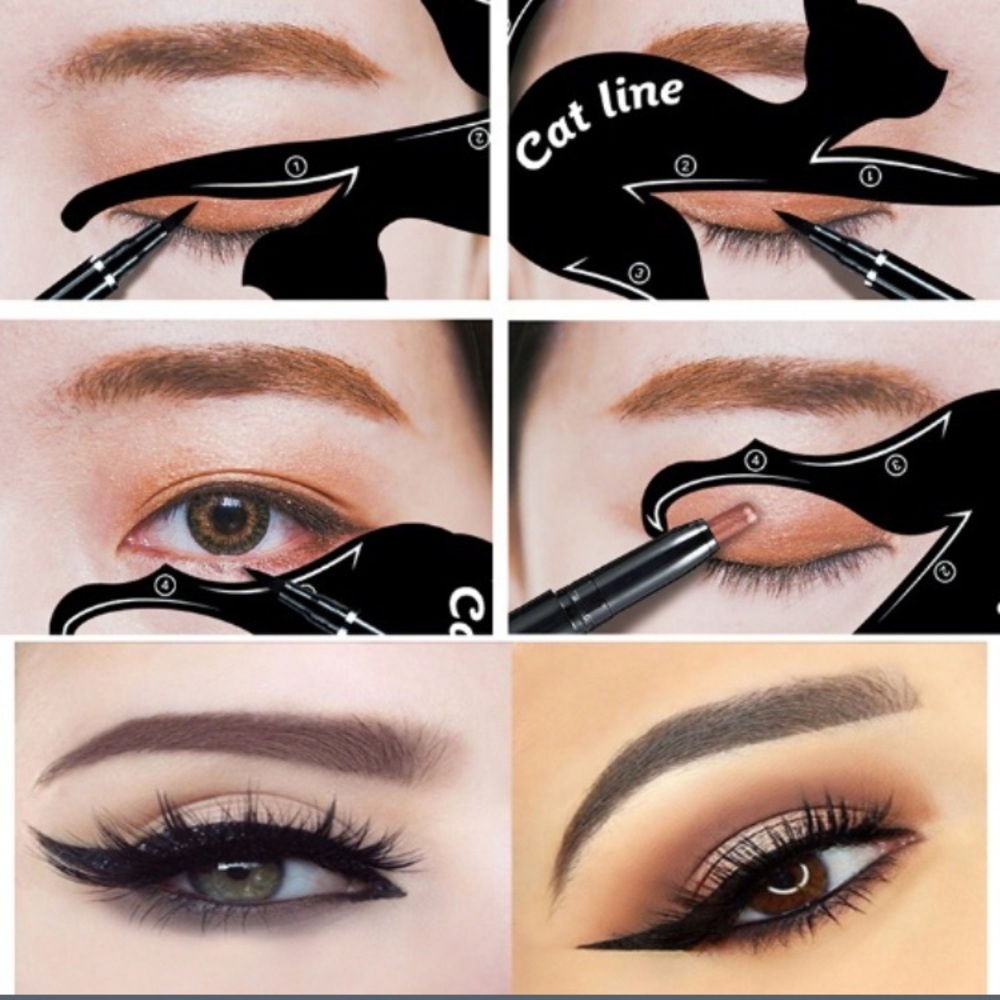 😺Cat eye makeup stencils!