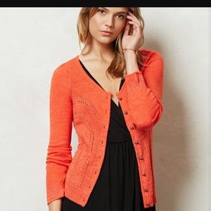 Anthropologie Knitted & Knotted shimmer sweater