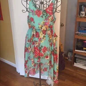 Floral tank dress