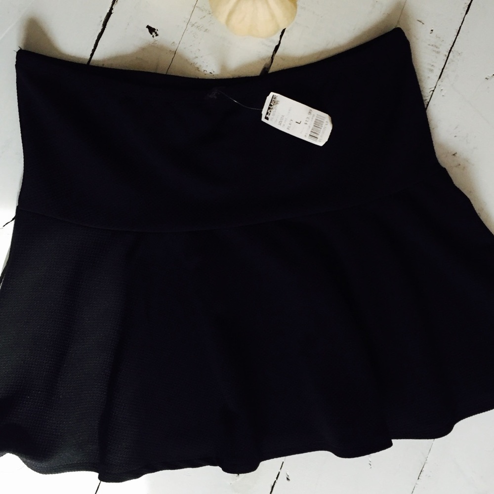 Miami Boutique Black Peplum Skirt
