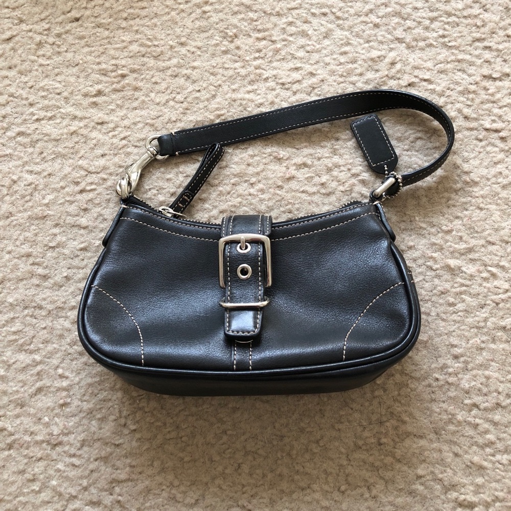 Authentic Leather Coach Bag