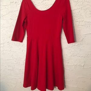 Express red dress