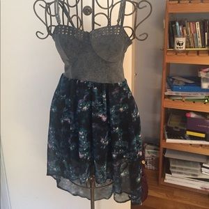 Galaxy high low dress