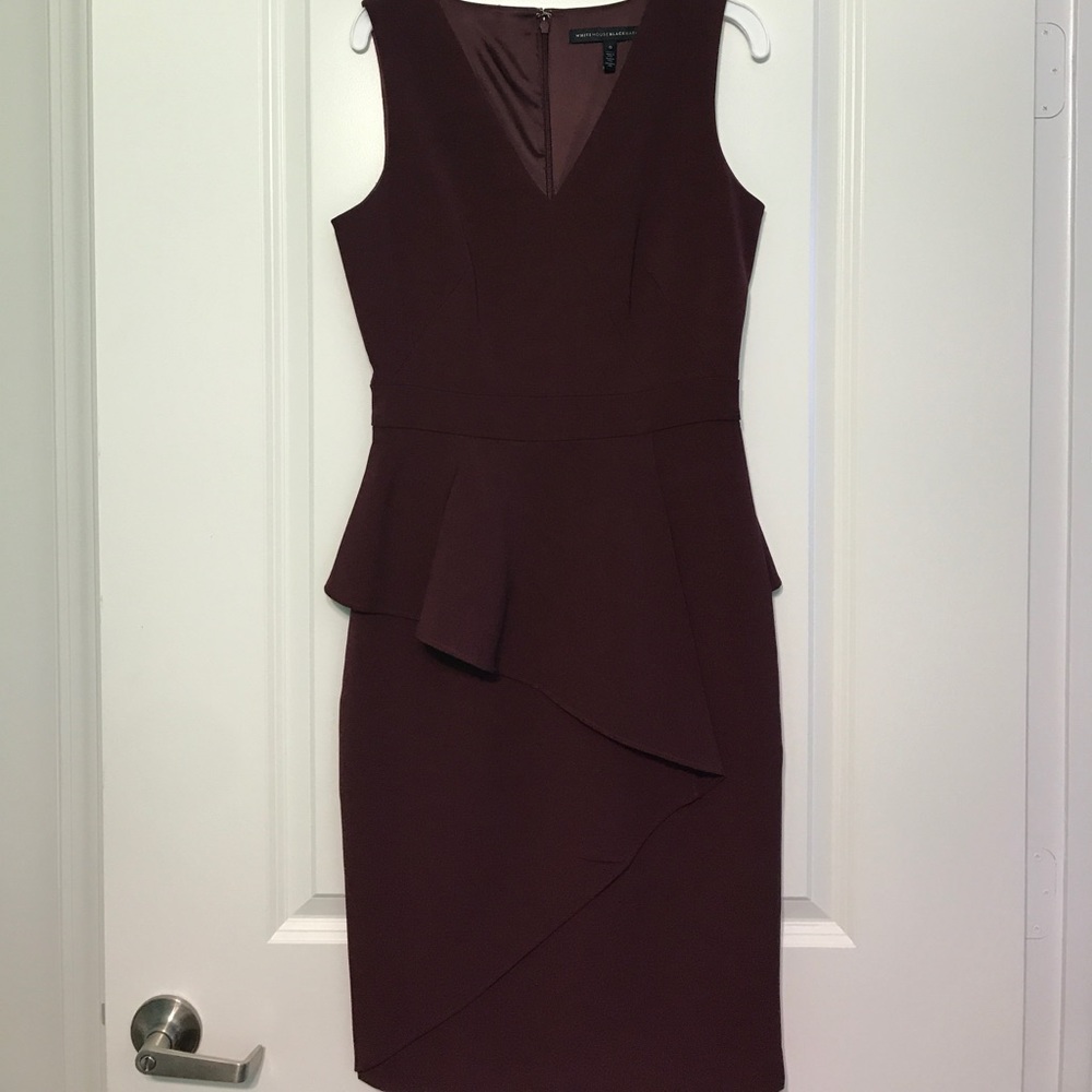 Burgundy dress