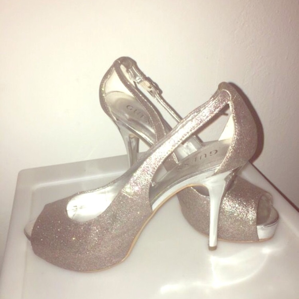 Glitter meets Glam: GUESS Heels - Size 7.5