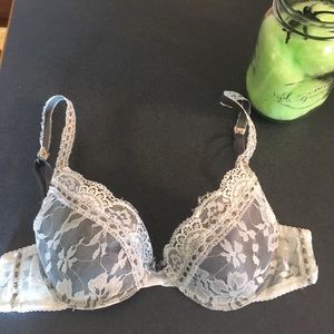 Black Fuschia Laced Bra