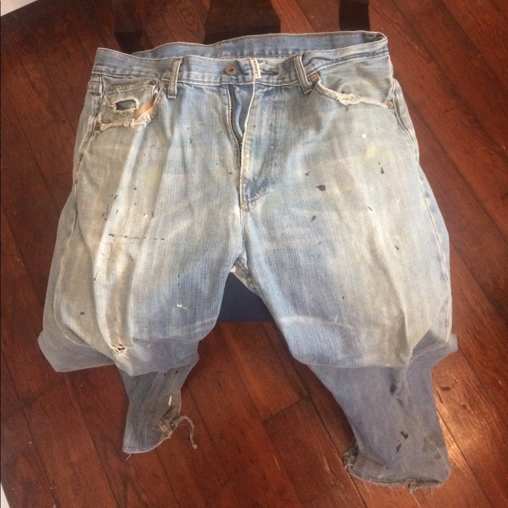 Cool old polo jeans.