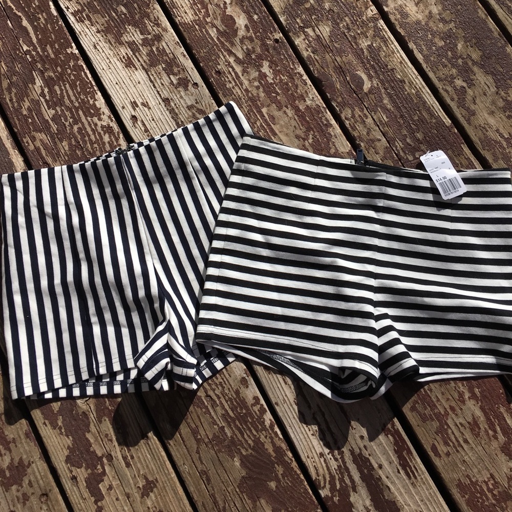 2 pairs of short shorts