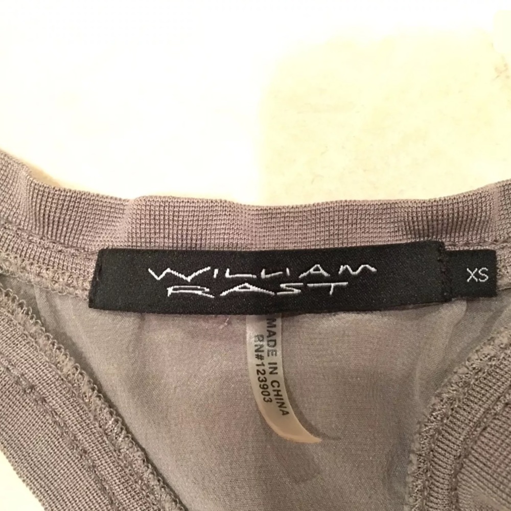 WILLIAM RAST My Name Is graphic tank grey orange - Picture 6 of 8