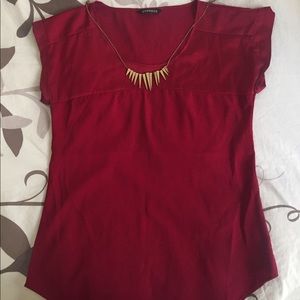 Red Express blouse