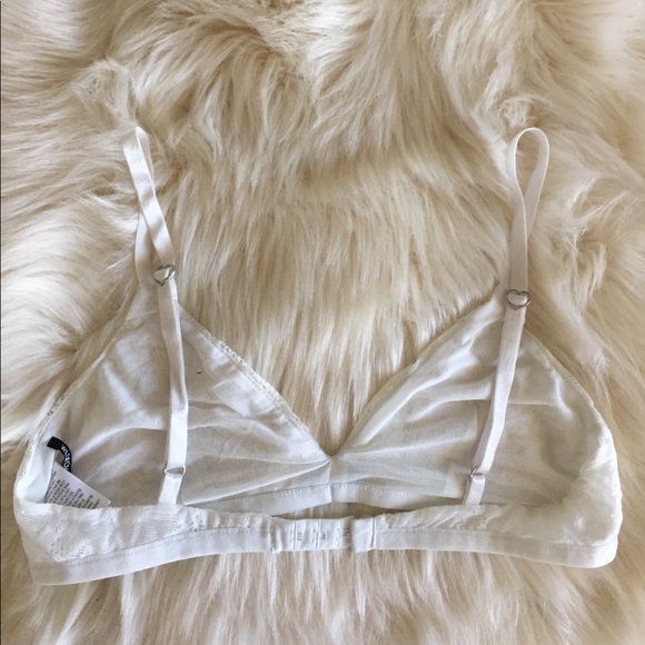 Wildfox Intimates White Lace Bralette - Picture 2 of 3