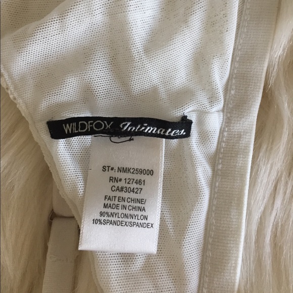 Wildfox Intimates White Lace Bralette - Picture 3 of 3