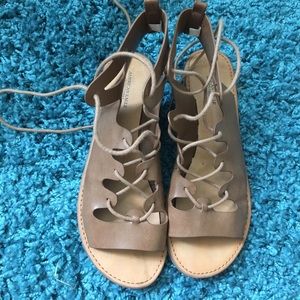 Brown American Eagle Sandals