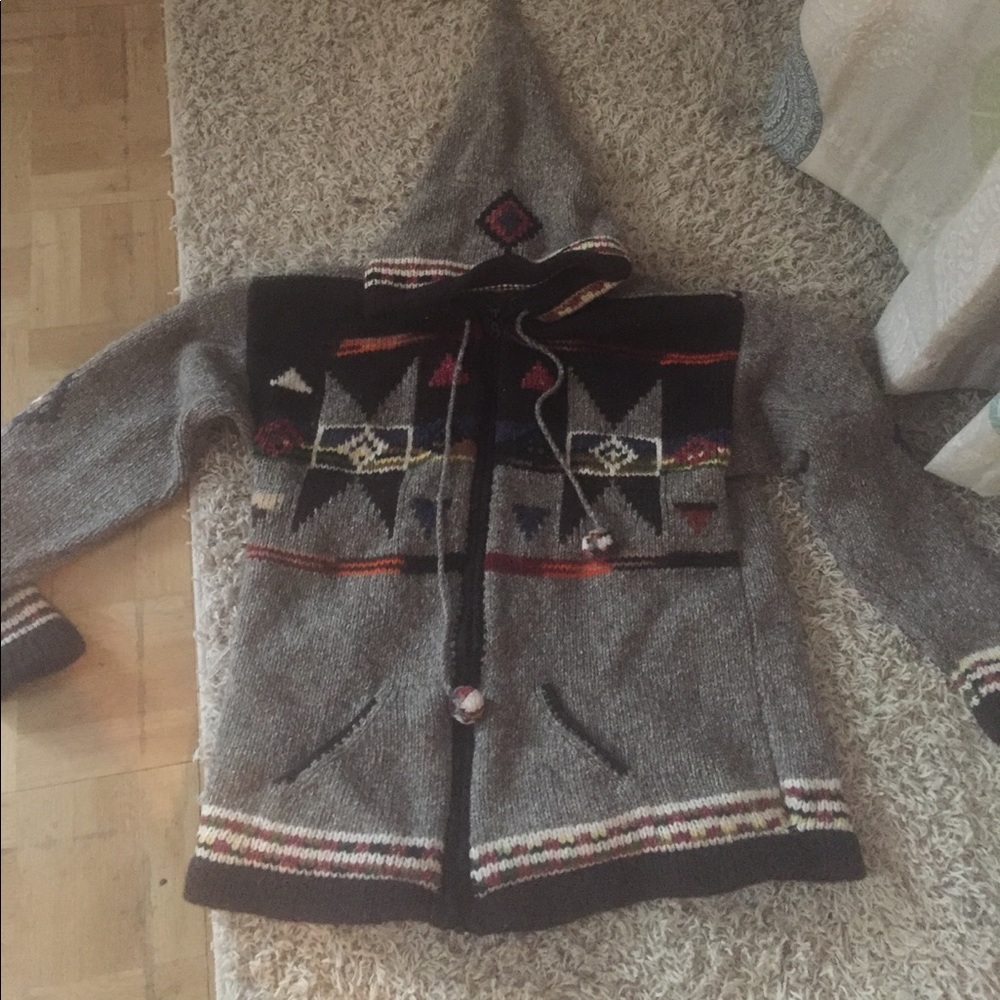 Handmade Peruvian wool sweater