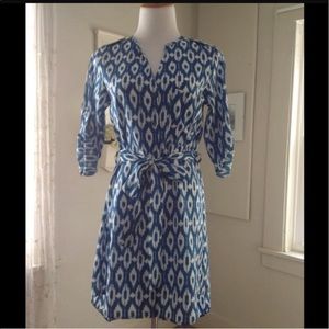 Maeve from Anthropologie Button-down Ikat Dress