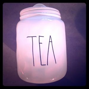 Rae Dunn tea canister