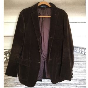 Polo by Ralph Lauren Brown Corduroy Blazer 40R