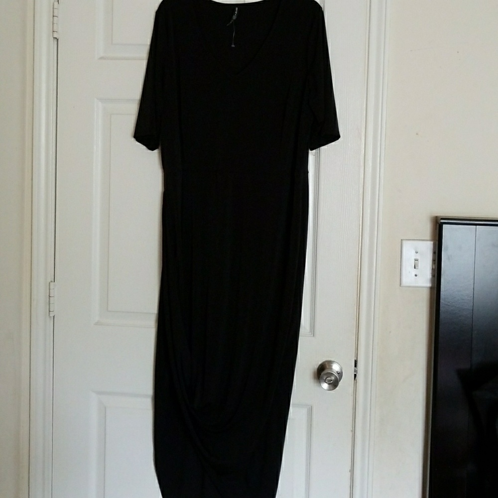 Plus Size High Low Side Slit Dress