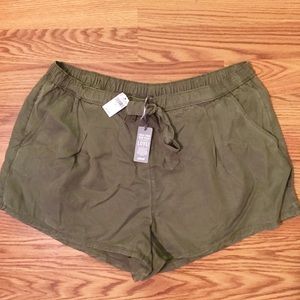 Aerie Olive Green Military Shorts w/ Tags