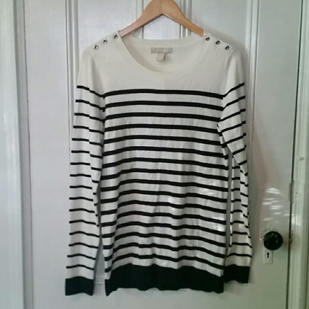 Banana Republic Striped Lightweight Sweater