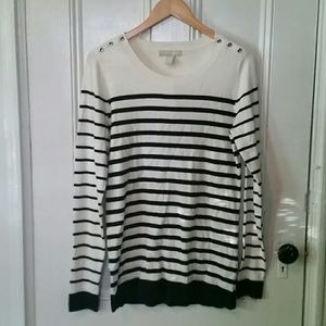 Banana Republic Striped Lightweight Sweater