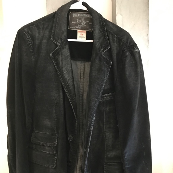 true religion velvet jacket
