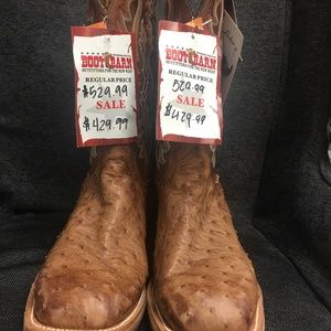Men's Lucchese Full Quill Ostrich Cowboy Boots