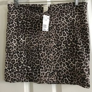 H&M Leopard Print Bodycon Mini