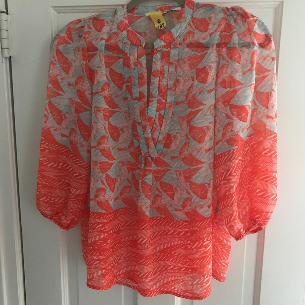 Collective Concepts Patterned Blouse