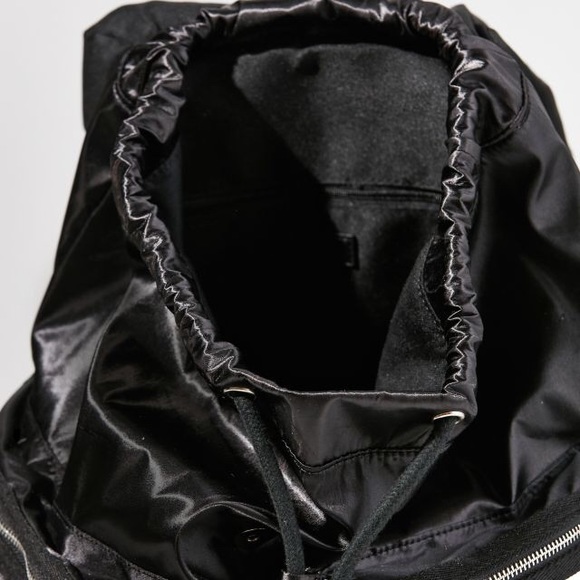 Urban Outfitters | Black & Silver Backpack - Picture 4 of 8