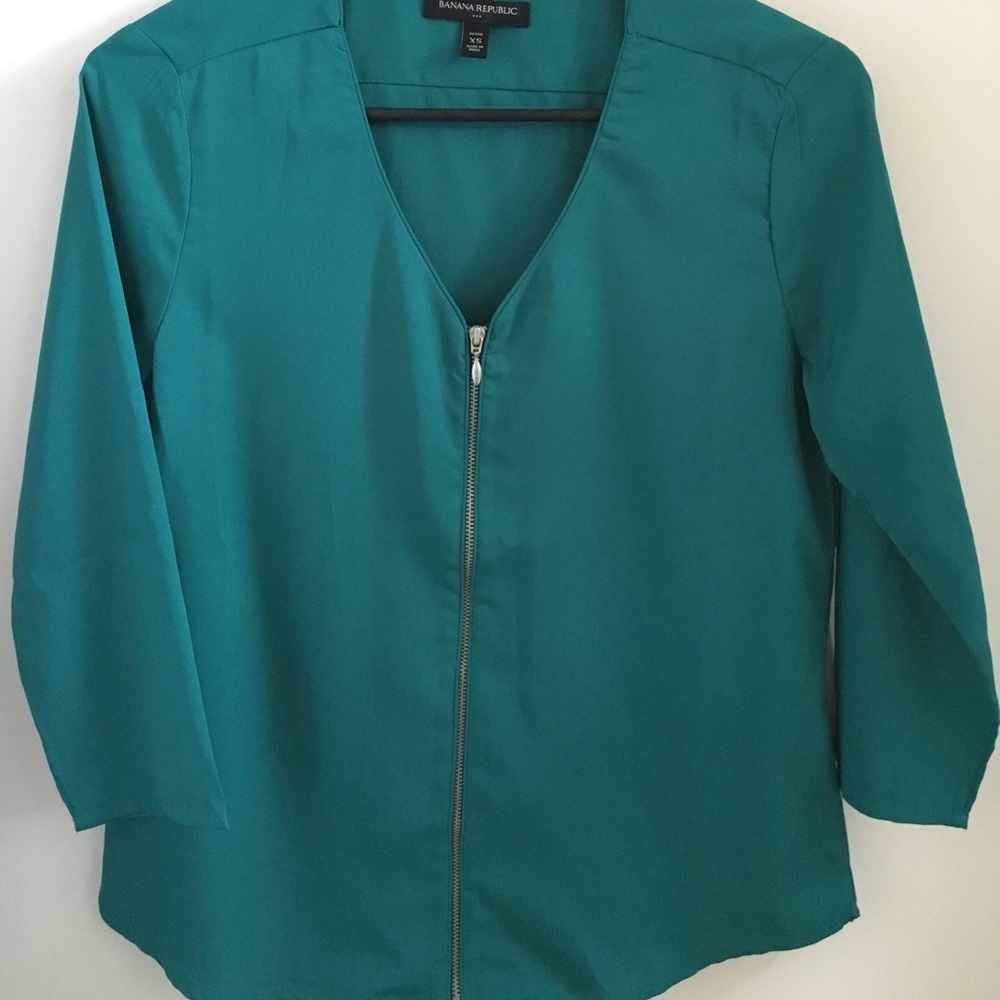 Banana Republic Zip Blouse