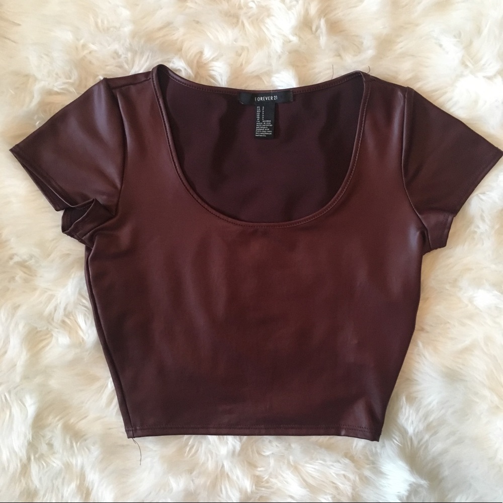 Coated crop top