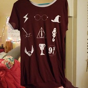 Maroon Harry potter shirt