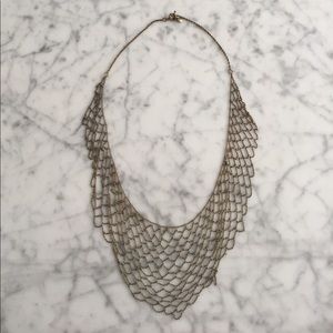 J. Crew Gold Mesh Chain Necklace