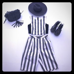 Striped Bermuda Short Set