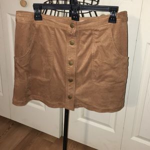 Brandy Melville Suede Skirt
