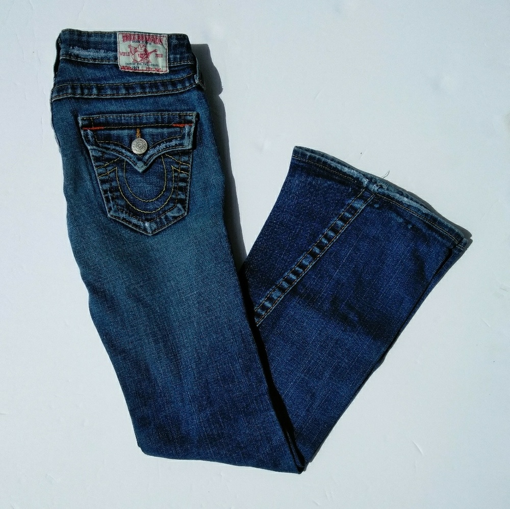 Hemmed True Religion 'Joey' Jeans