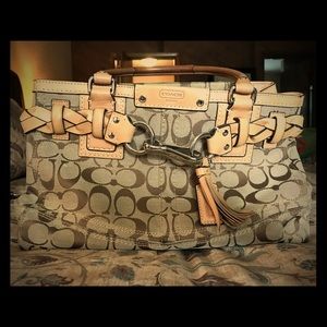 Authentic Coach Signature Handbag