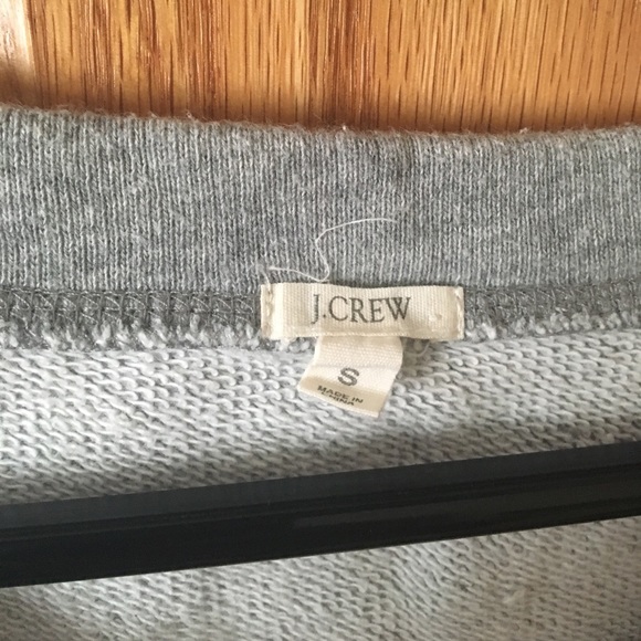 J.crew Sweatshirt with subtle glitter front - Picture 3 of 3
