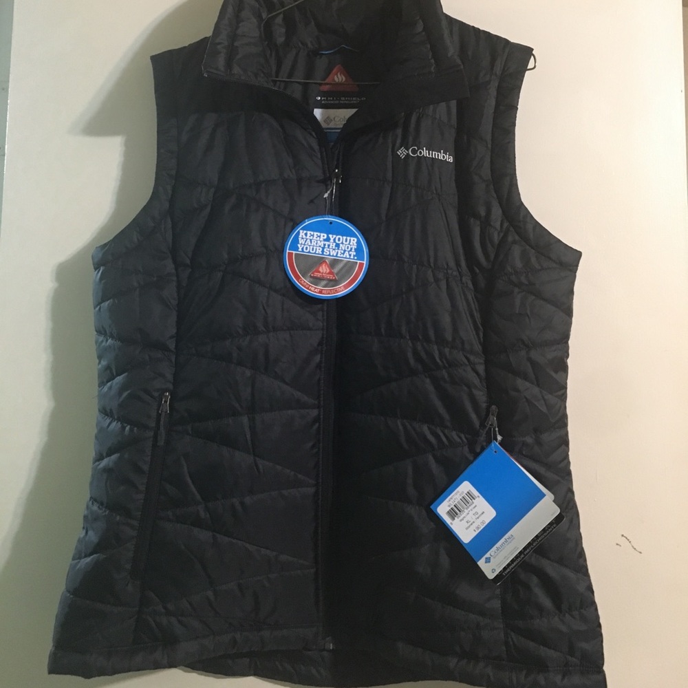 Columbia Black Puff Vest