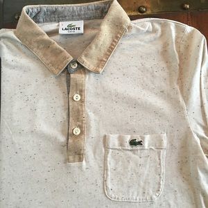 Men's Lacoste slim fit long sleeve Polo, Rare