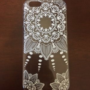 WHITE FLORAL PRINT IPHONE 6/6s CASE