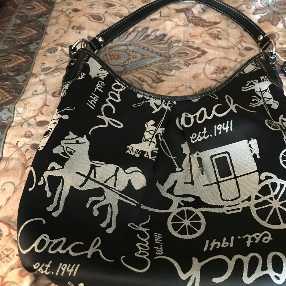 Coach Carriage Handbag with Makeup Bag