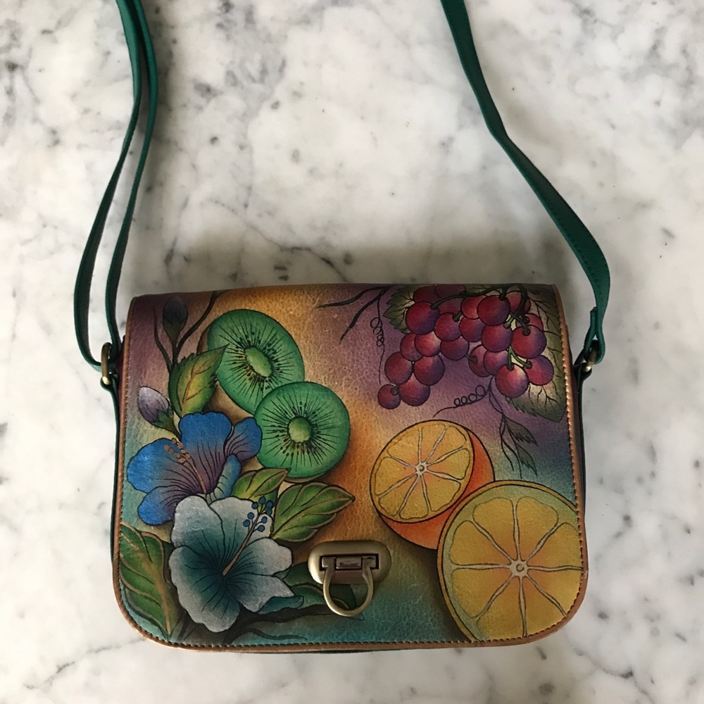 Classic flop over accordion crossbody