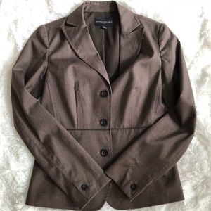 Banana Republic brown fitted blazer