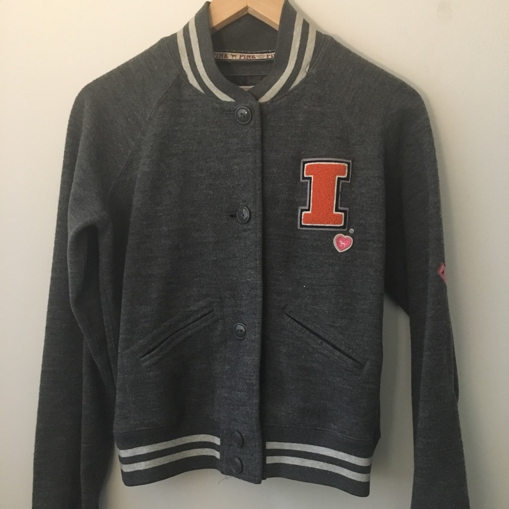 5th & Ocean Victoria's Secret UofI varsity jacket