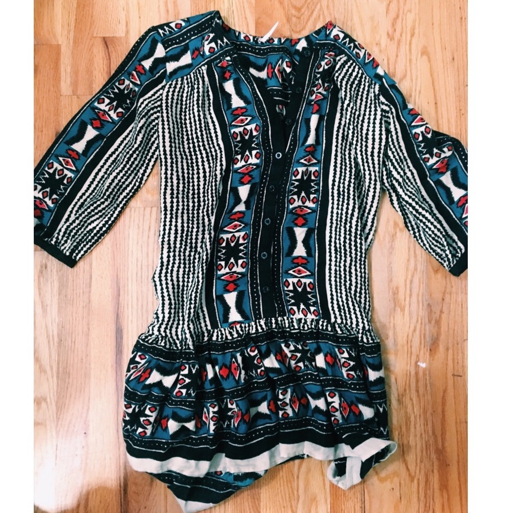 RARE NWOT Free People Printed Desert Dress 🌵