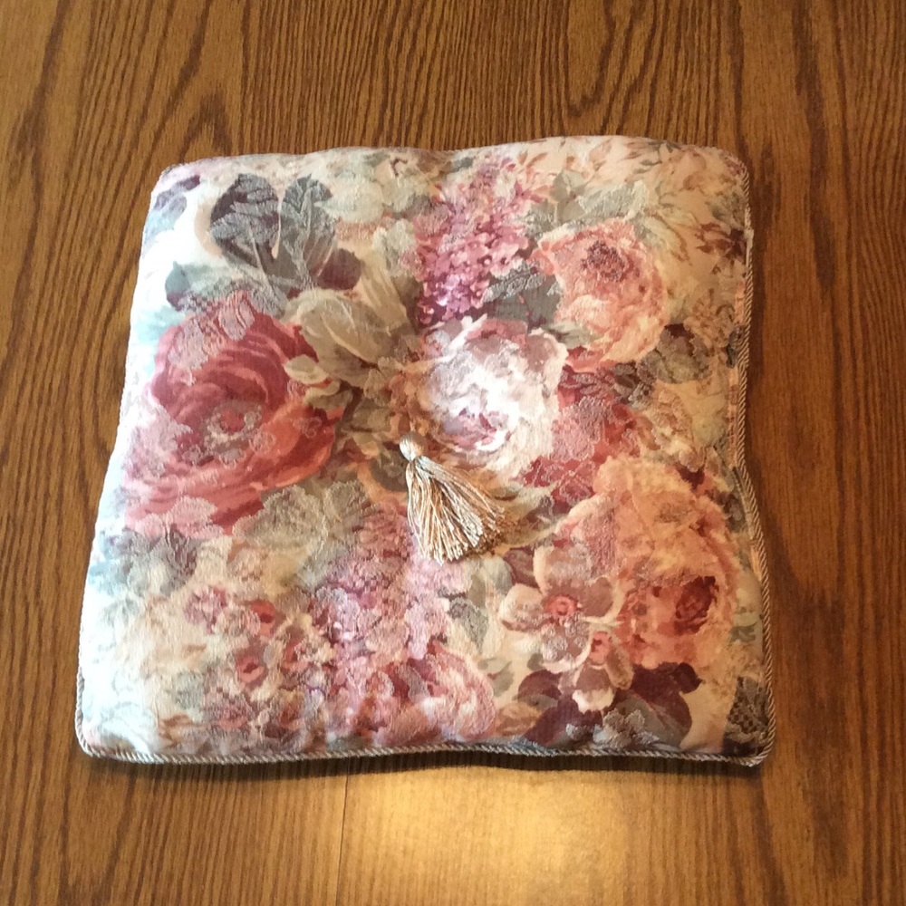 Croscill Cotswold Double Sided Pillow with Tassel